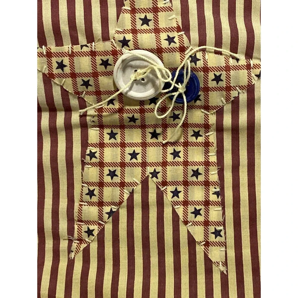 Stocking Christmas Patriotic Americana Flag Stars & Stripes Xmas Decor 18”